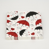 Lovely Umbrellas with Red Hearts Lovely Umbrellas with Red Hearts