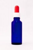 Flasche 30 ml blau + Pipette Flasche 30 ml blau + Pipette