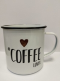 Emaille Becher Coffee Lover Emaille Becher Coffee Lover